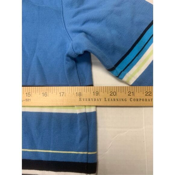 Vintage Talbots Striped Ribbed Knit T-shirt - Picture 5 of 6